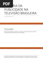 História Da Publicidade Na