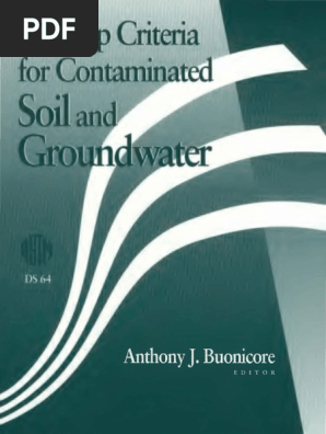 Ds64 1995 Cleanup Criteria For Contaminated Soil And Groundwater Pdf Superfund Resource Conservation And Recovery Act