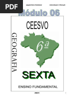 Download Apostila Ensino Fundamental  CEESVO - Geografia - Mdulo 06 by Ensino Fundamental SN4121372 doc pdf