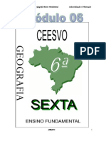 Apostila Ensino Fundamental  CEESVO - Geografia - Módulo 06