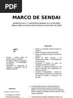 Marco de Sendai