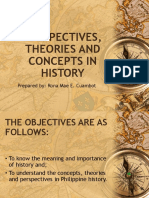 Perspectives, Theories and Concepts in Philippine History