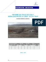 Informe de Cruce de Vias