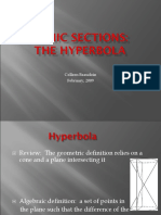 Algebraic definition of a hyperbola