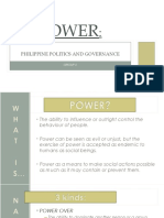 Power: Philippine Politics and Governance