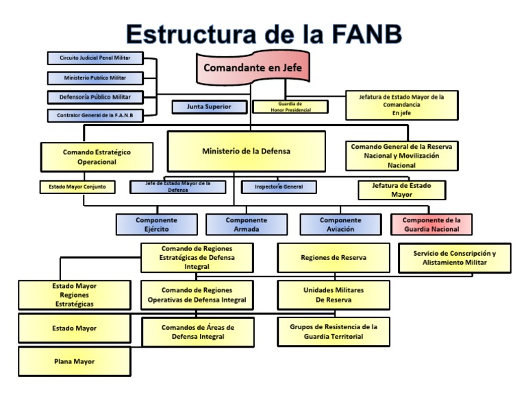 Estructura Fanb | PDF | Oficial general | Política de defensa