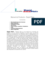 Manual de Producto - Rapid Plate