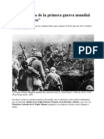 1914: Historia de La Primera Guerra Mundial o "Gran Guerra"