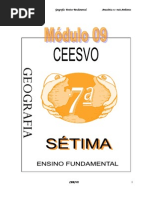 Apostila Ensino Fundamental  CEESVO - Geografia - Módulo 09