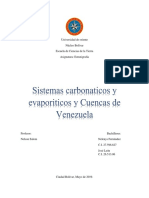 Sistemas Carbonaticos y Evaporiticos