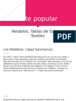 Arte Popular Retablos, Textileria, Tablas de Sarhua