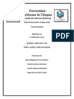 Proyecto. Aceite de Coco PDF
