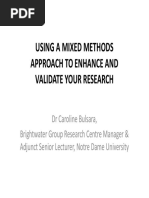 f4649504 Using Mixed Methods Approach To Enhance and Validate Your Research PDF