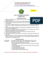 Soal Tes Potensi Akademik SPMB PTAIN Gratis 12 PDF