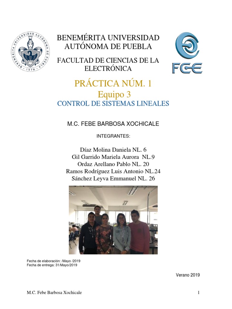 Análisis de sistemas de control lineales Funciones de transferencia de