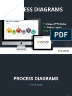 Process Diagrams: 11 4:3 Easy To Edit