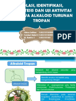 ISOLASI DAN KARAKTERISASI ALKALOID TROPAN DARI DAUN KETAPANG DAN BIJIDATURA