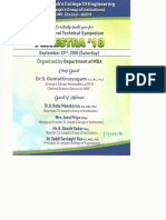 Technical Symposium Invitation St. Joseph S College of Engineering PDF