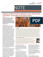 Simple Indices For Assessing Fuel Moisture Content and Fire Danger Rating