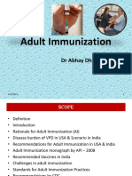 Adult Immunization: DR Abhay Dhanorkar