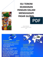 Isu Terkini Keamanan Pangan Dalam Menghadapi Pasar Global