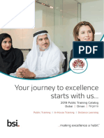 Your Journey To Excellence Starts With Us : 2019 Public Training Catalog Dubai Oman Nigeria