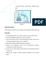 Experment Distillation Procedure