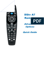 DSTV Remote A7 AdvancedOptions v1.1