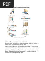 Hamstring Strain Rehabilitation Exercises