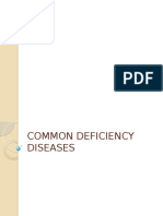 B. Common Deficiency Diseases