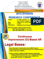 CI Based Research Conference