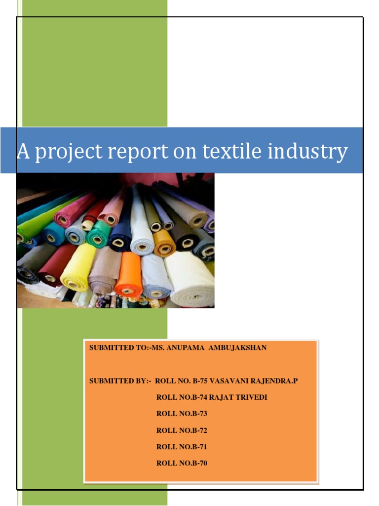 Internship Report On Nishat Textile Mills Pdf Spinning Textiles