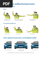 The Highway Code Signals by Authorised Persons 