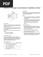 SIGA-CT1 Single Input Module Installation Sheet