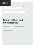 Steelcase Whitepaper - Brand, Culture and the Workplace