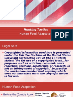 Survive the Zombie Apox. H1 Hunting - Human Food Adaptation