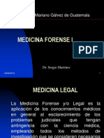 Medicina Forense I - Universidad Mariano Gálvez