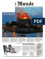 Le Monde - Incendio NOtre Dame