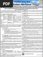 Air Force Common Admission Online Test (Afcat) - 02/2019/ NCC Special Entry/ Meteorology Entry For Courses Commencing in July 2020