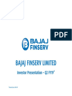 Bajaj Finserv Investor Presentation - Q2 FY2018-19