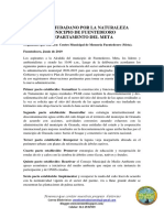 Pacto Ciudadano Por La Naturaleza 2019 - Fuentedeoro - Meta