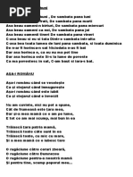Versuri Cantece Populare | PDF