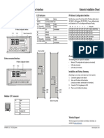 Anybus X-Gateway - Modbus-TCP Server Interface Network Installation Sheet