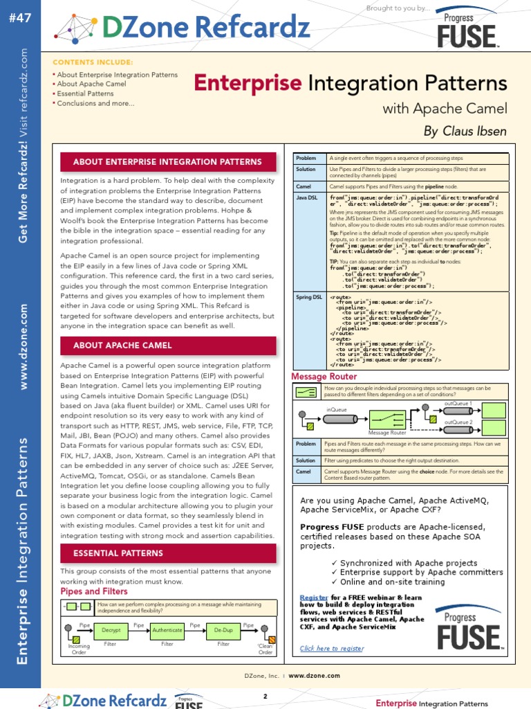 Rc047-010d-Enterprise Integration Patterns 1 | PDF