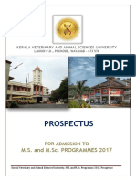 Prospectus: M.S. and M.Sc. PROGRAMMES 201 7