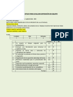 Lista de Cotejo para Evaluar Exposicion Por Equipo CAPITULO I