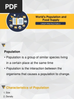 World Population & Food Supply