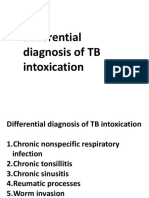 Differential Diagnosis of TB Intoxication
