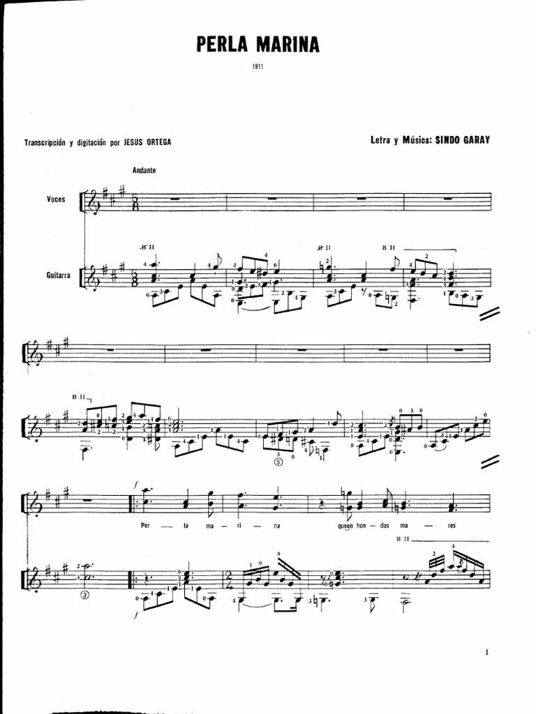 Perla Marina, Sindo Garay (1867 1968) PDF