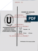 Examen Admision Oridnario 2019 Unprg